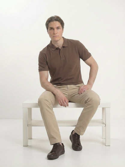 Suzoo Airtex Polo T-Shirt – Regular Fit | 240 GSM 100% Cotton (Unisex)