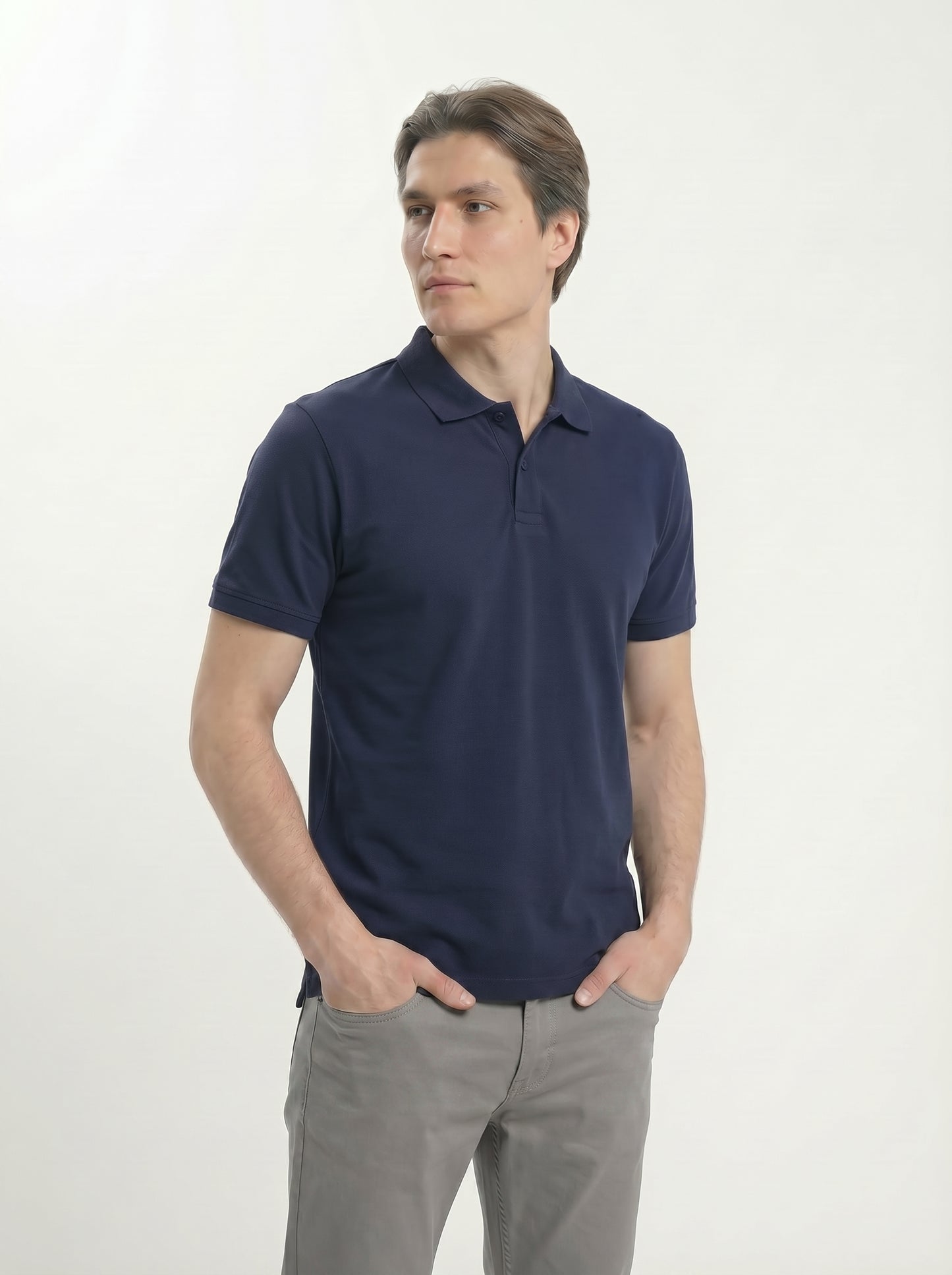 Suzoo Airtex Polo T-Shirt – Regular Fit | 240 GSM 100% Cotton (Unisex)