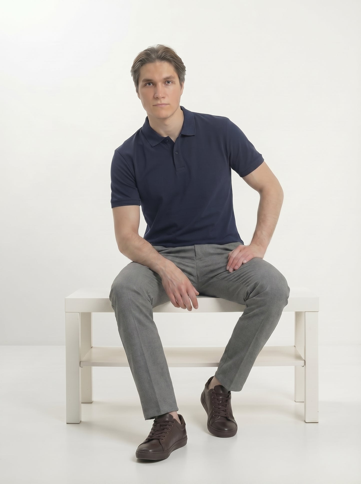Suzoo Airtex Polo T-Shirt – Regular Fit | 240 GSM 100% Cotton (Unisex)