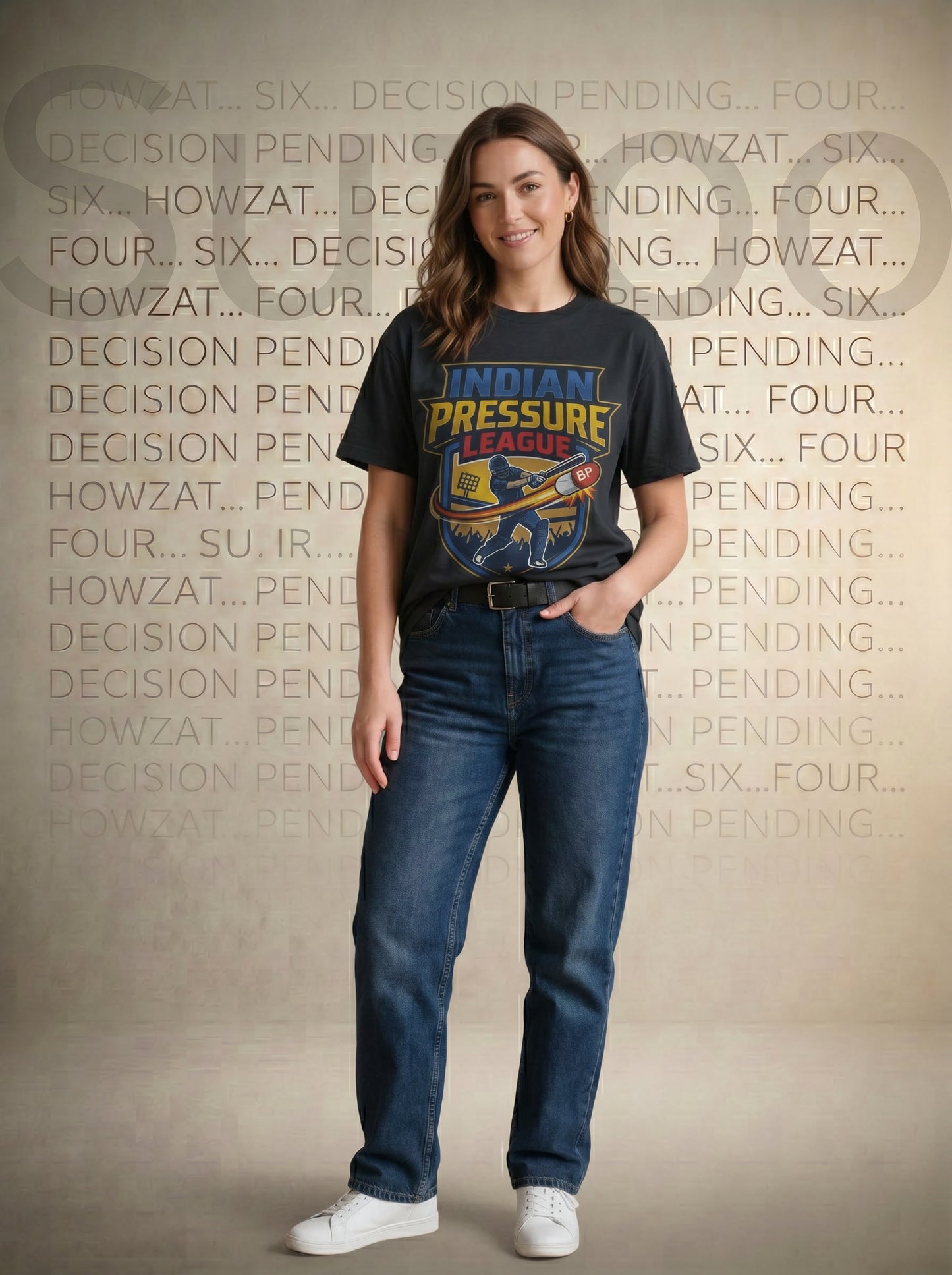 Indian Pressure League T-Shirt – Oversized Fit Premium Cotton (Unisex)